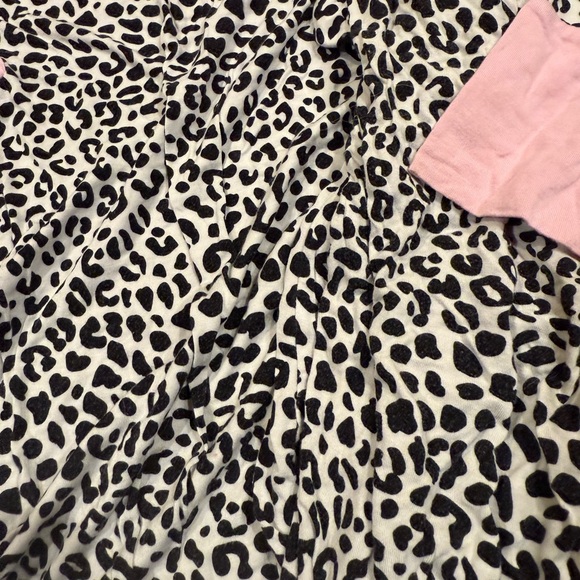 Little Sleepies Leopard Print Pajama Set with Pink Accents - Picture 2 of 2